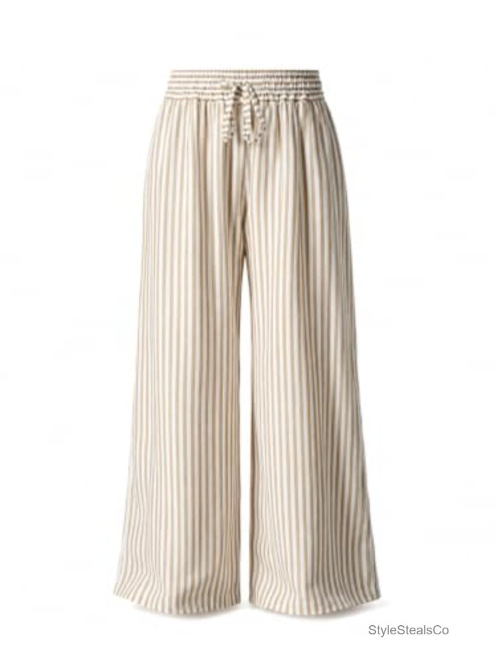 Women's High Waist Wide Leg Pants with Pockets, Casual Palazzo Trousers,